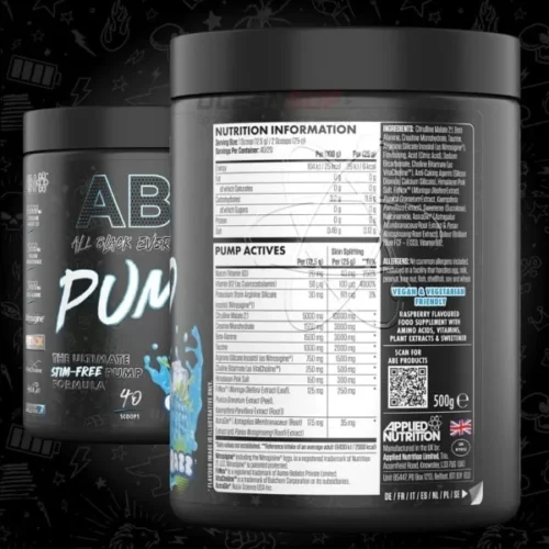 Applied ABE PUMP Pre-Workout 40 Servings - 500g 5 APPLIED ABE PUMP PRE-WORKOUT 40 SERVINGS - 500G - ẢNH 3
